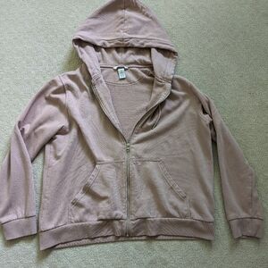 Blush pink H&M zip up